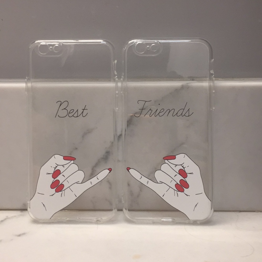 6,6s best friends phone cases brand new